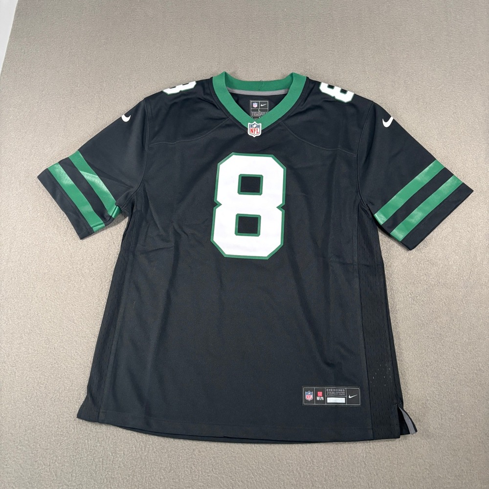 Nike Aaron Rodgers New York Jets Jersey Kids Size L 14/16 Black 9Z1B7N3P9-NYJAR